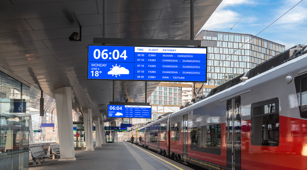 Train Passenger Information Display
